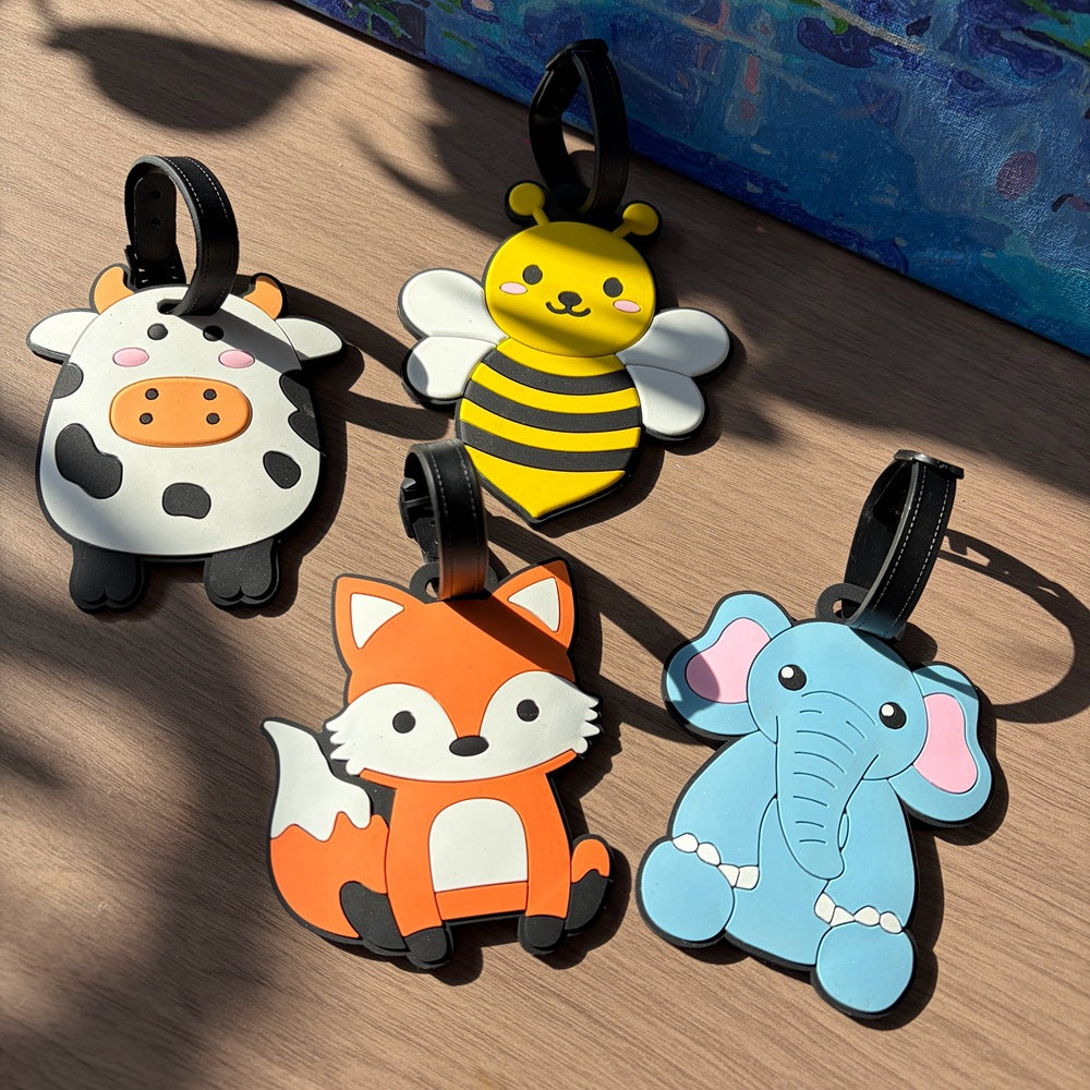 Cow-Themed Travel Luggage Tag Kalsten