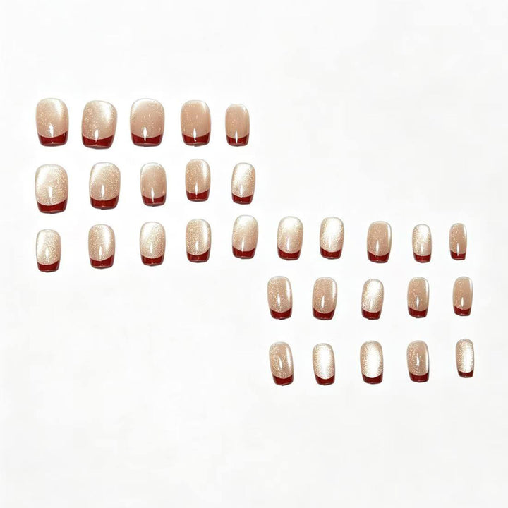 Elegant French Tip Nail Art Set Kalsten
