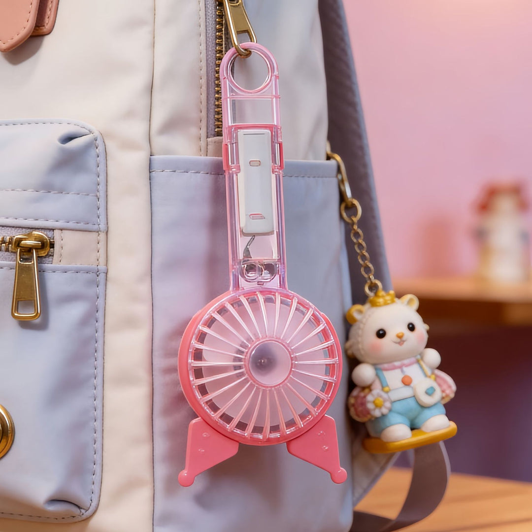 Ladies portable mini handheld fan in cute rabbit design Kalsten