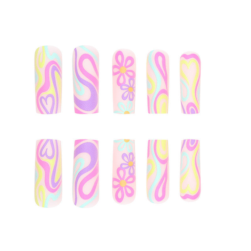 Artificial nails with creative design Kalsten
