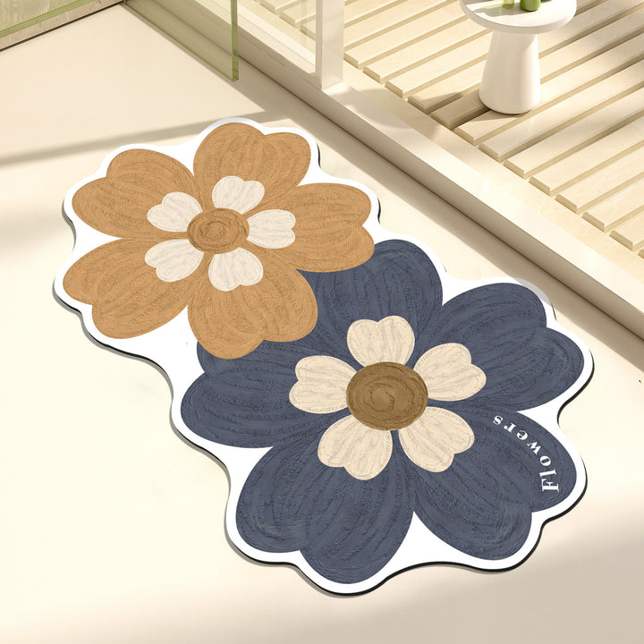 Artistic Floral Decorative Mat