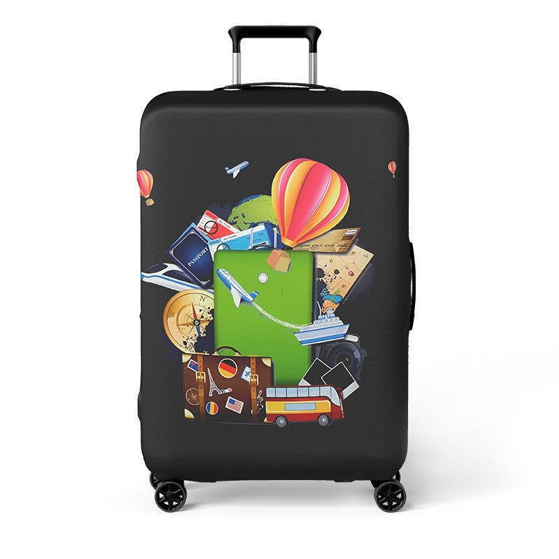 Women's Hard Shell Travel Suitcase with Creative Cat Design Kalsten