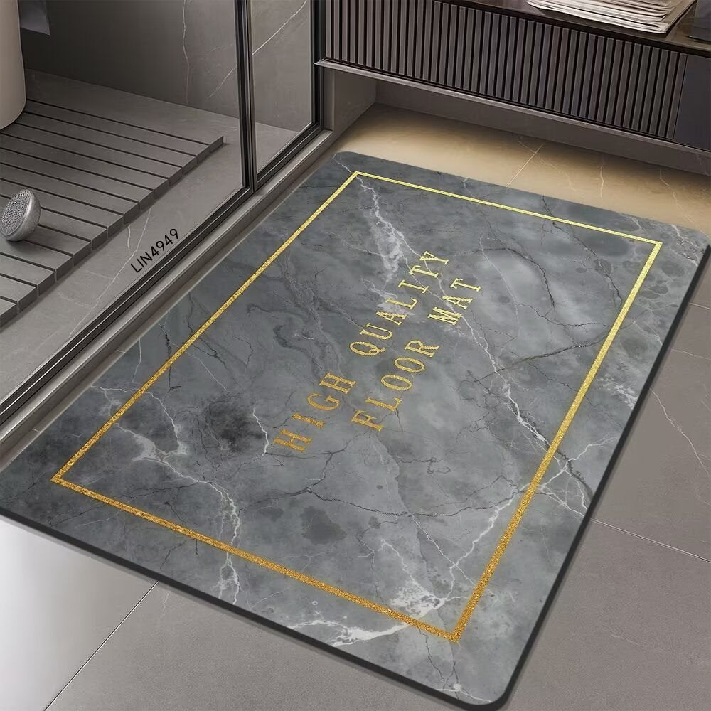 Geometric Hexagonal Pattern Bath Mat Kalsten