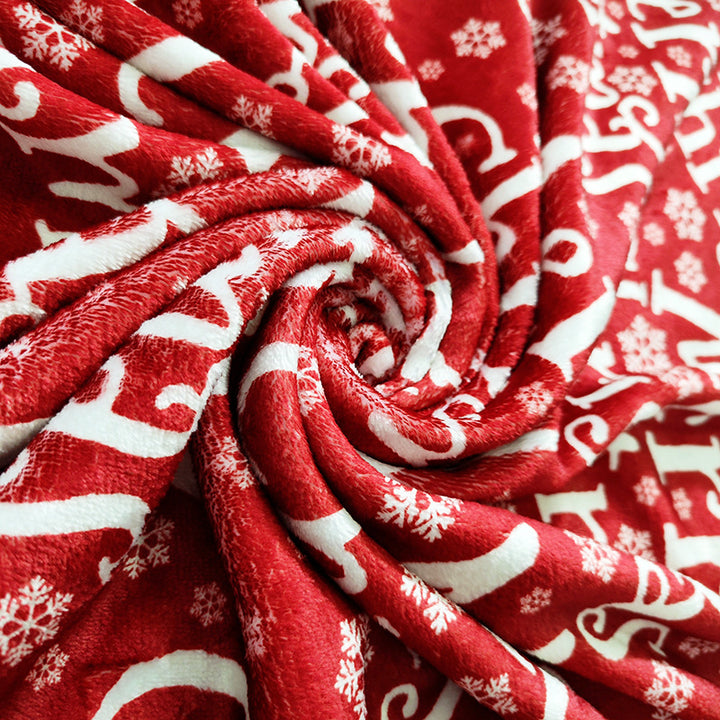 Women's Christmas blanket with festive tree and gift design Kalsten
