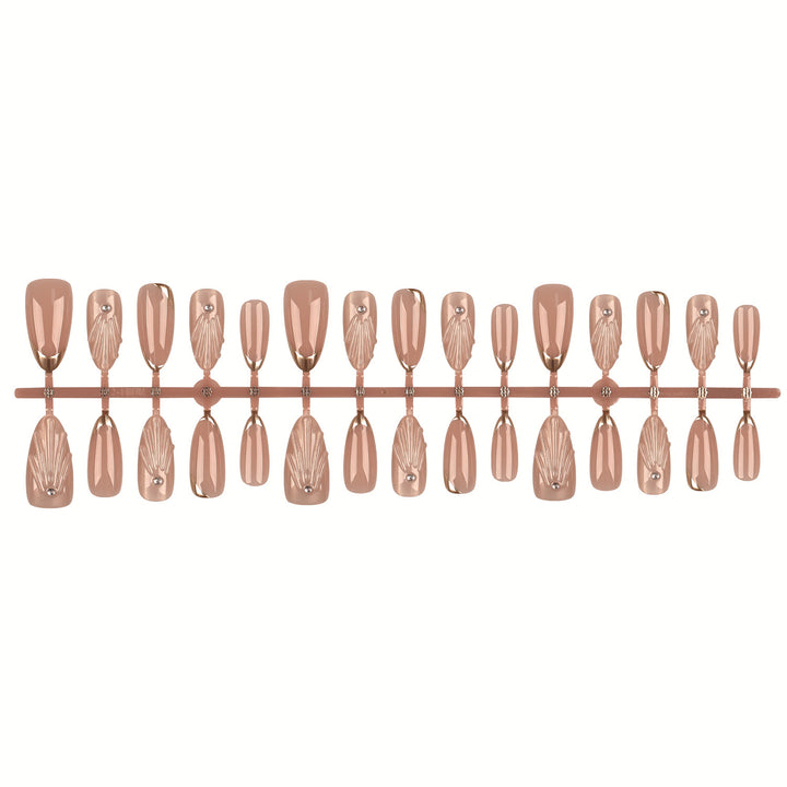 Elegant Art Deco Style Press-On Nails