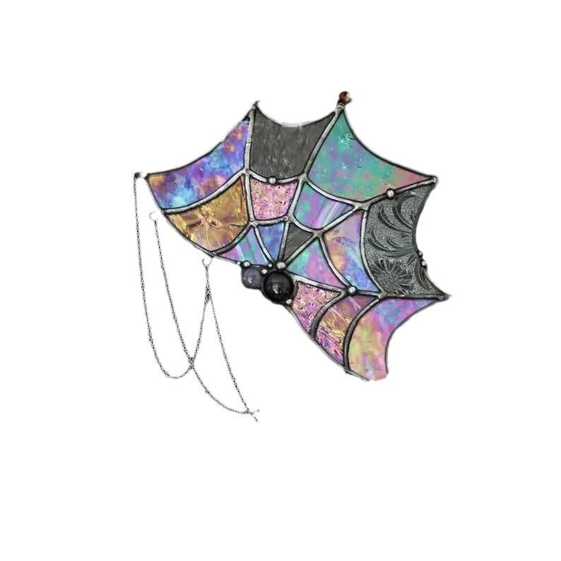 Halloween-Themed Spider Web Door Decoration