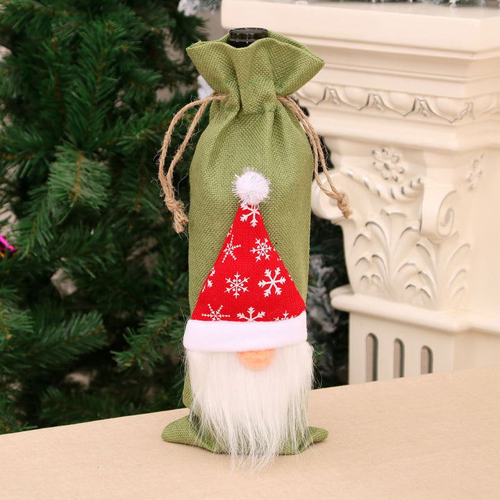 Decorative Holiday Wine Bottle Cover Kalsten