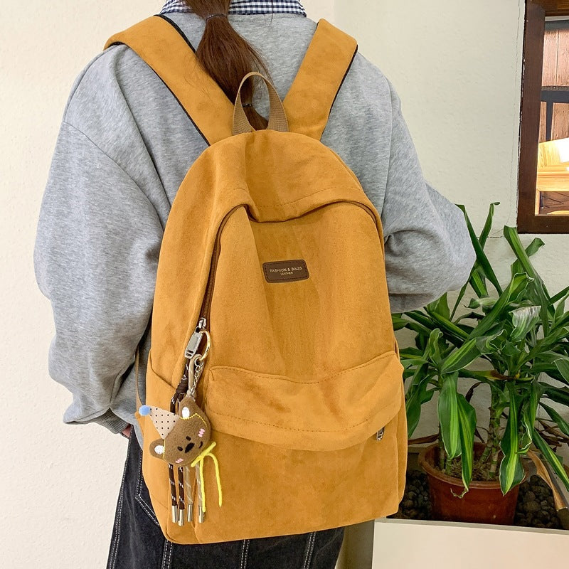 Stylish Suede Backpack Kalsten