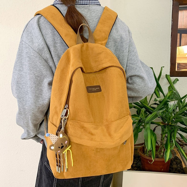 Stylish Suede Backpack Kalsten
