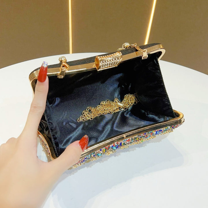 Crystal-Studded Evening Clutch