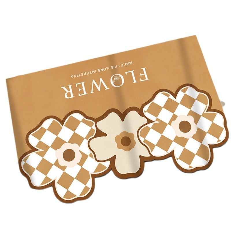 Fun Floral Themed Indoor Mat