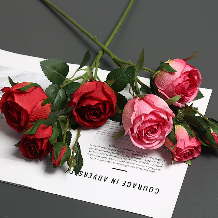 Realistic Artificial Rose Arrangement
