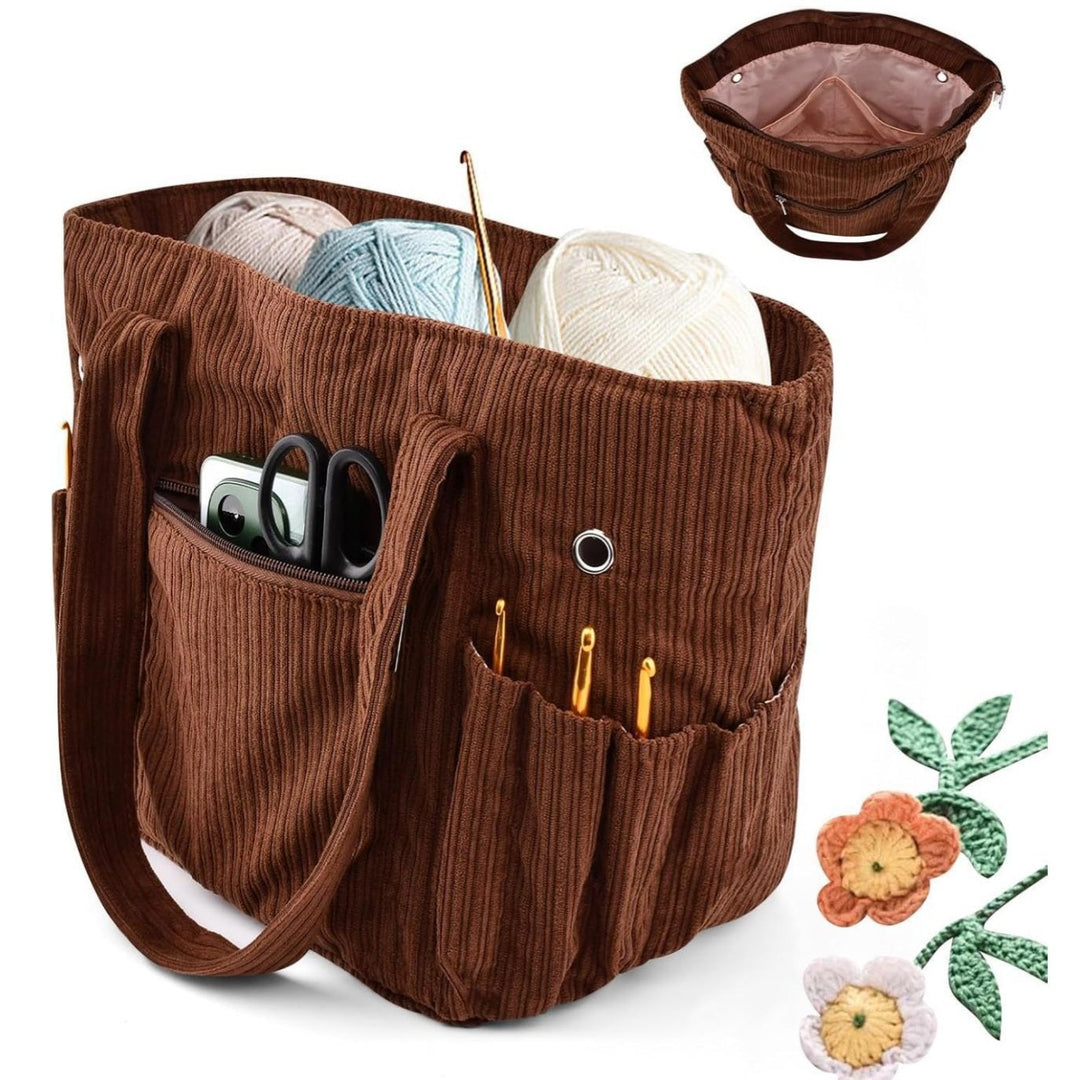 Functional storage bag with multiple outer pockets Kalsten