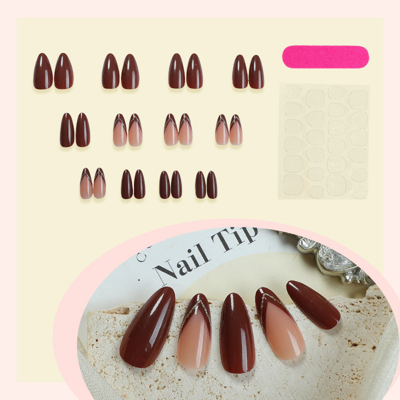 Elegant Press-On Nail Kit with Premium Glossy Finish Kalsten