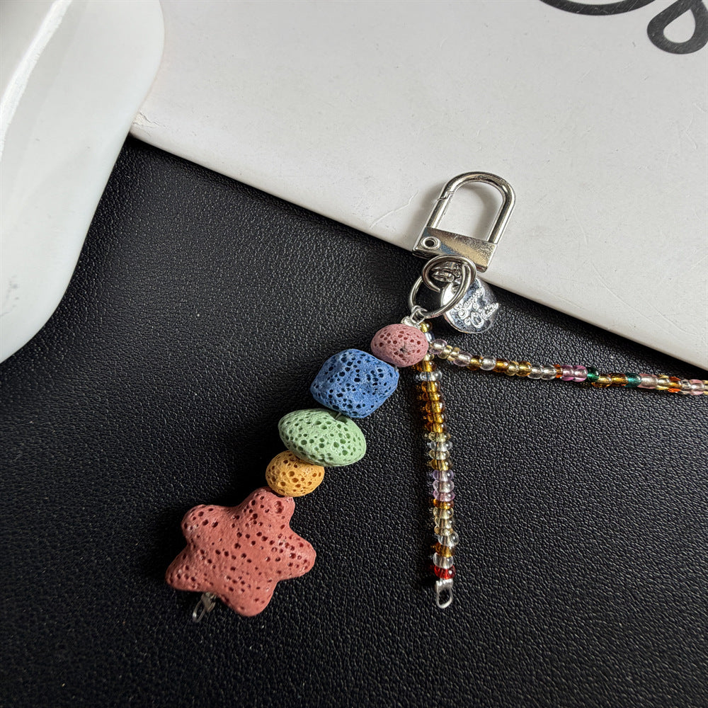 Decorative Beaded Charm Keychain Kalsten 1790135647