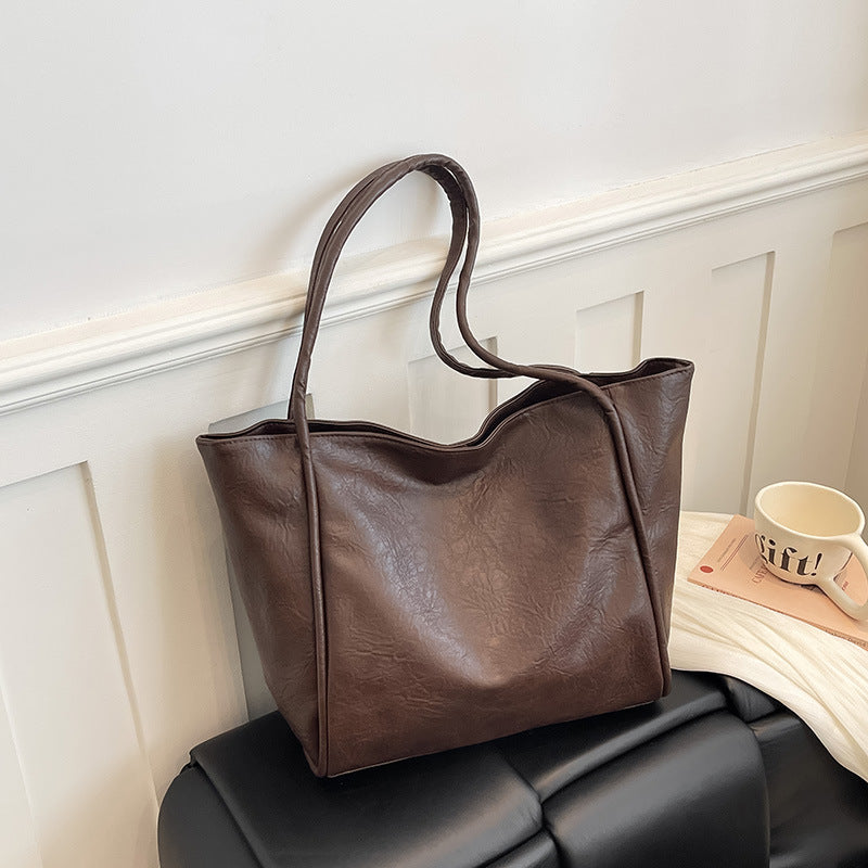 Stylish Vegan Leather Tote Bag