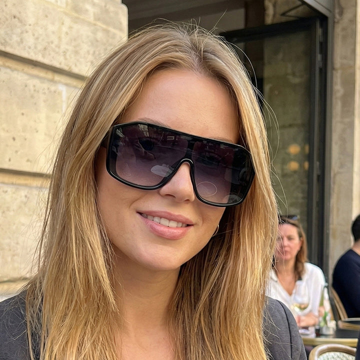 Ladies Fashion Oversized Sunglasses in Futuristic Design Kalsten