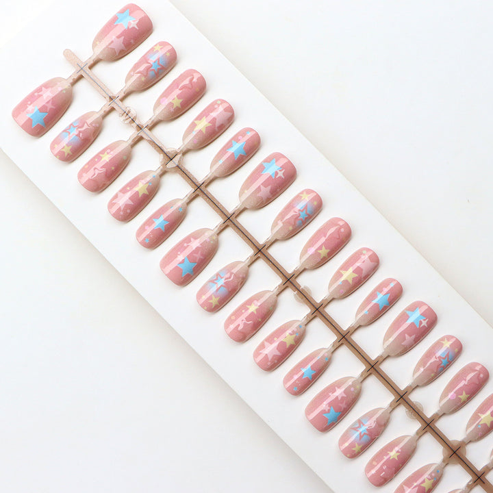 Starry Design Press-On Nails