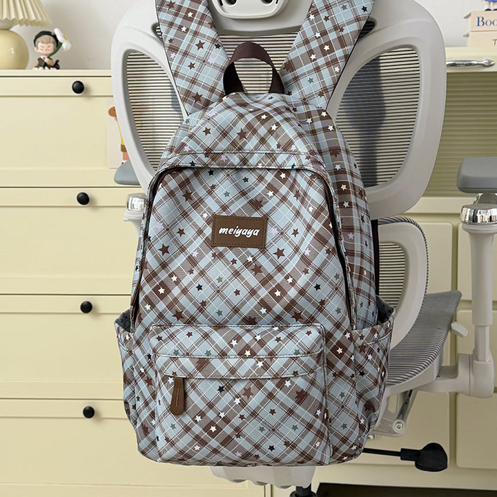 Stylish Lightweight Backpack with Cute Teddy Bear Keychain Kalsten