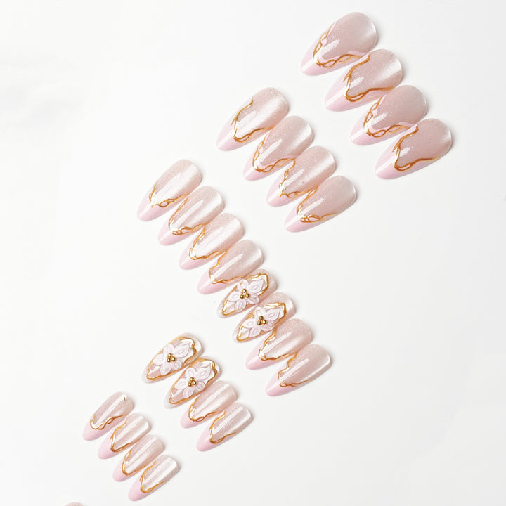 Decorative Acrylic Press-On Nails