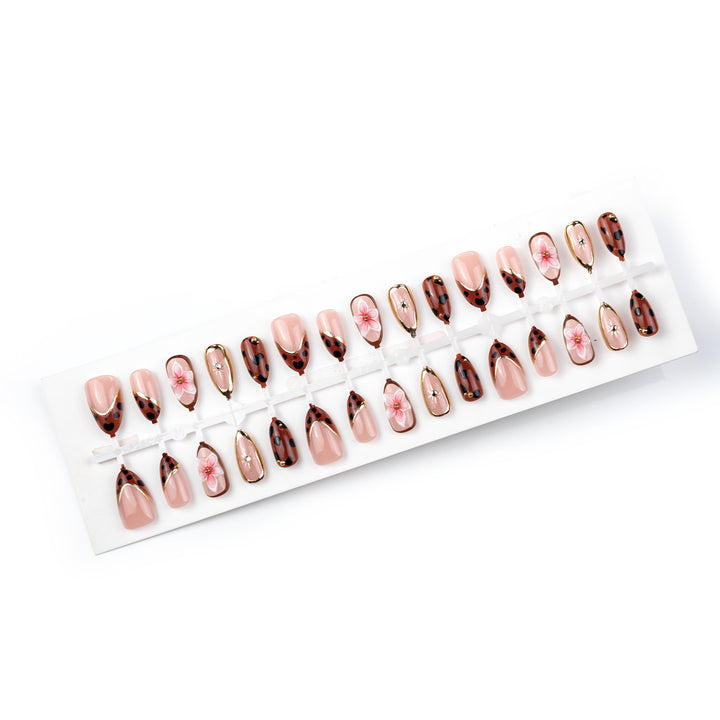 Artistic Floral and Exotic Patterned Press-On Nail Set