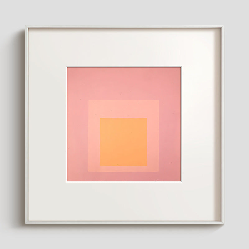 Geometric Abstract Framed Wall Decoration