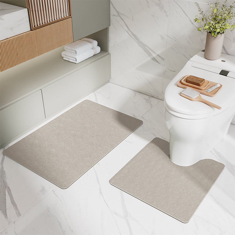 Soft Absorbent Bathroom Mat Set