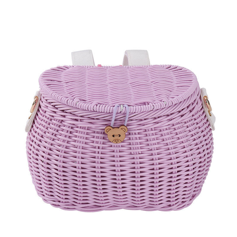 Cute Animal-Themed Woven Storage Basket Kalsten