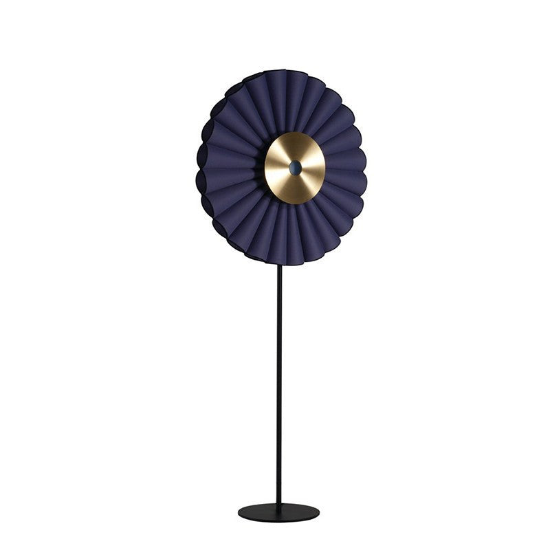 Elegant Decorative Floor Lamp with Pleated Design