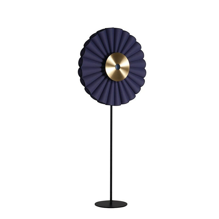 Elegant Decorative Floor Lamp with Pleated Design