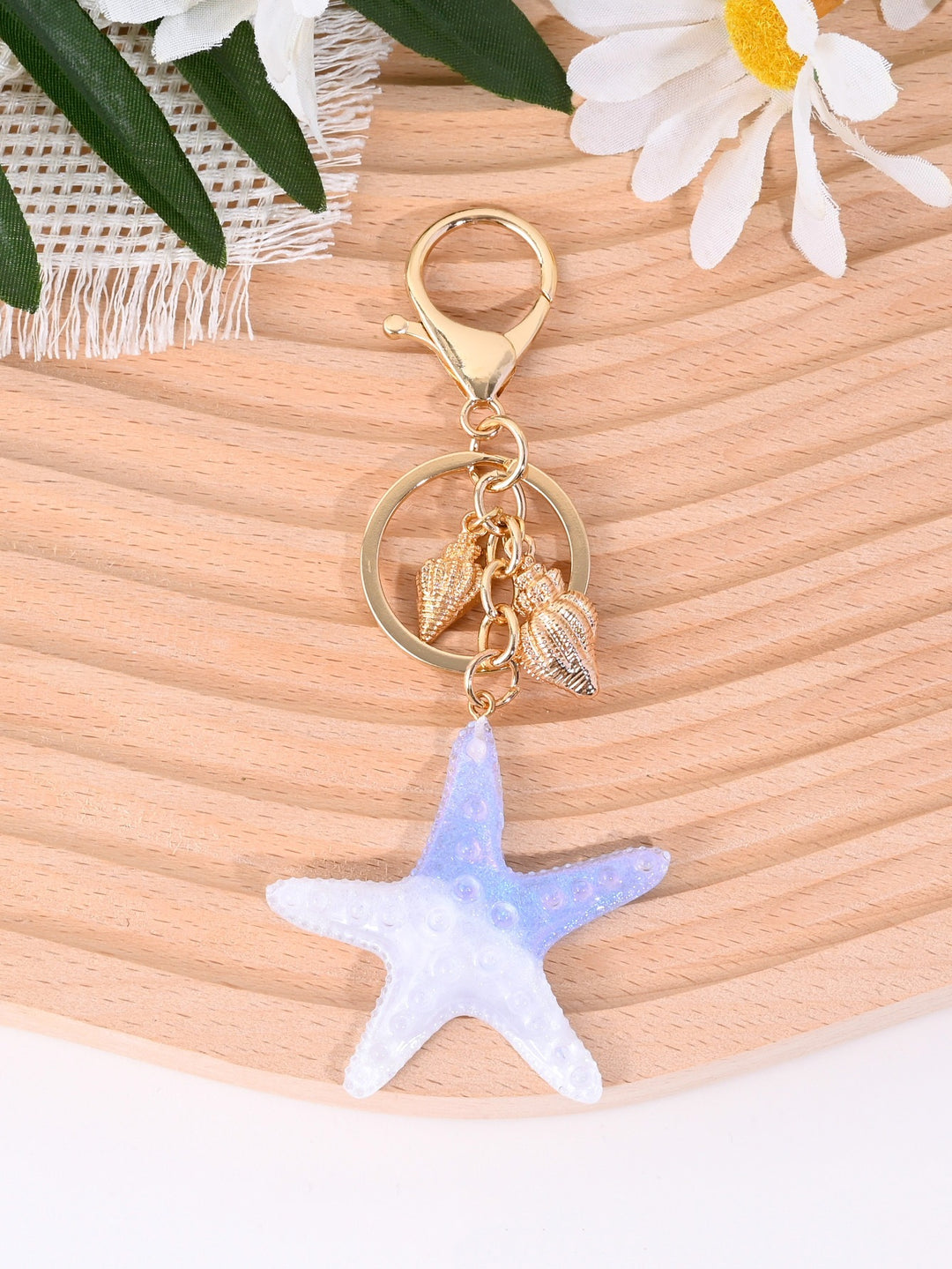 Keychain with Maritime Star Motif Kalsten