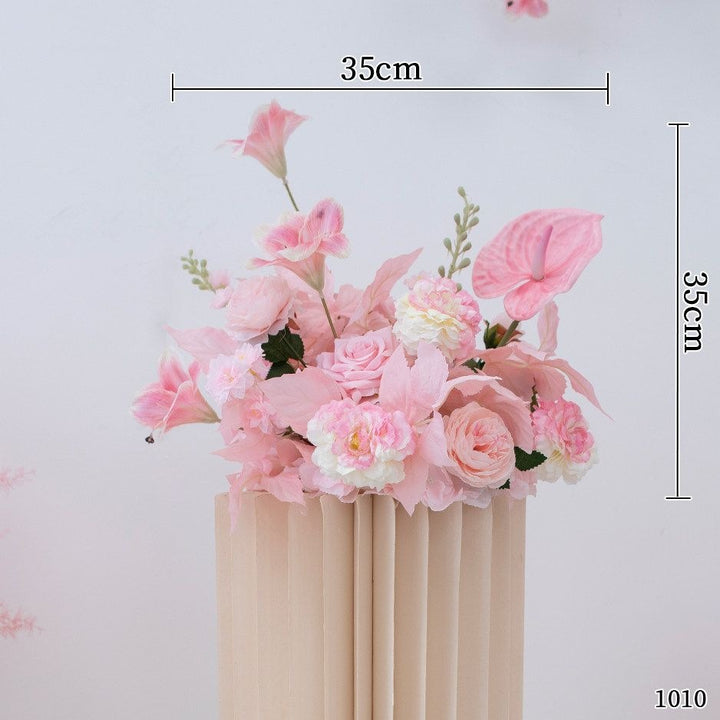Lifelike Floral Display Arrangement