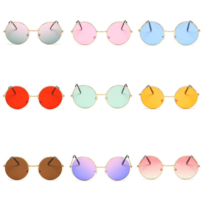 Retro Round Lens Sunglasses Kalsten