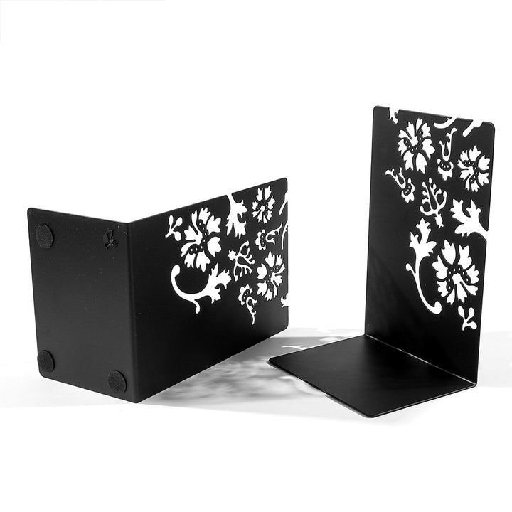 Decorative Flower-Inspired Bookends