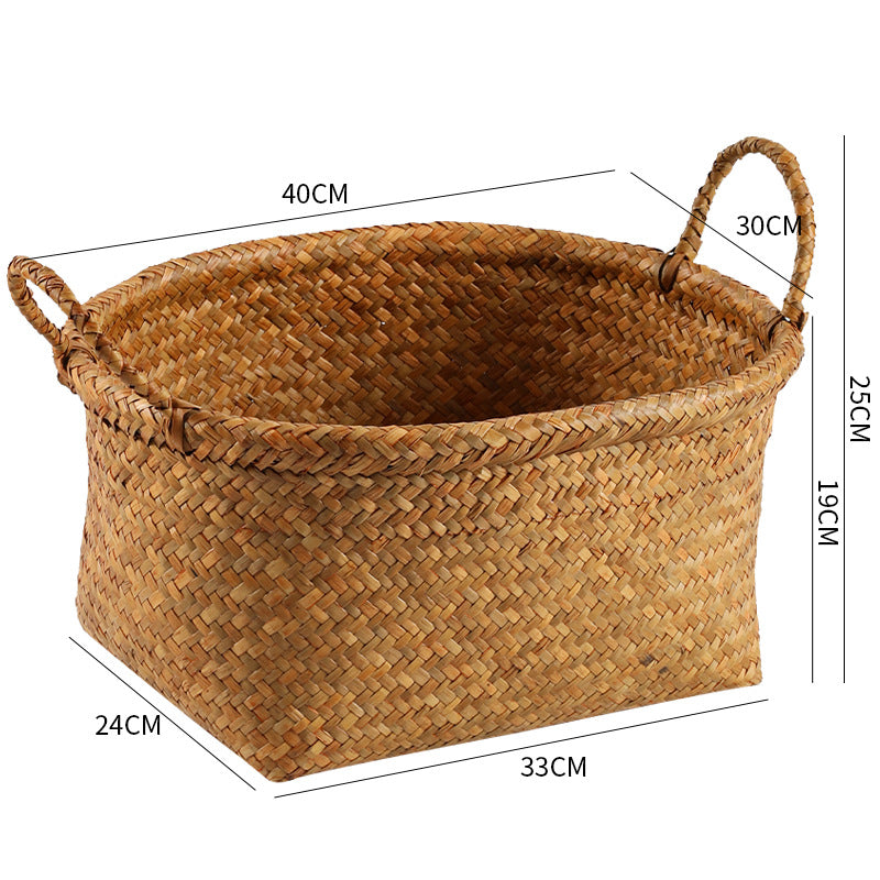 Eco-Friendly Round Woven Storage Basket Kalsten