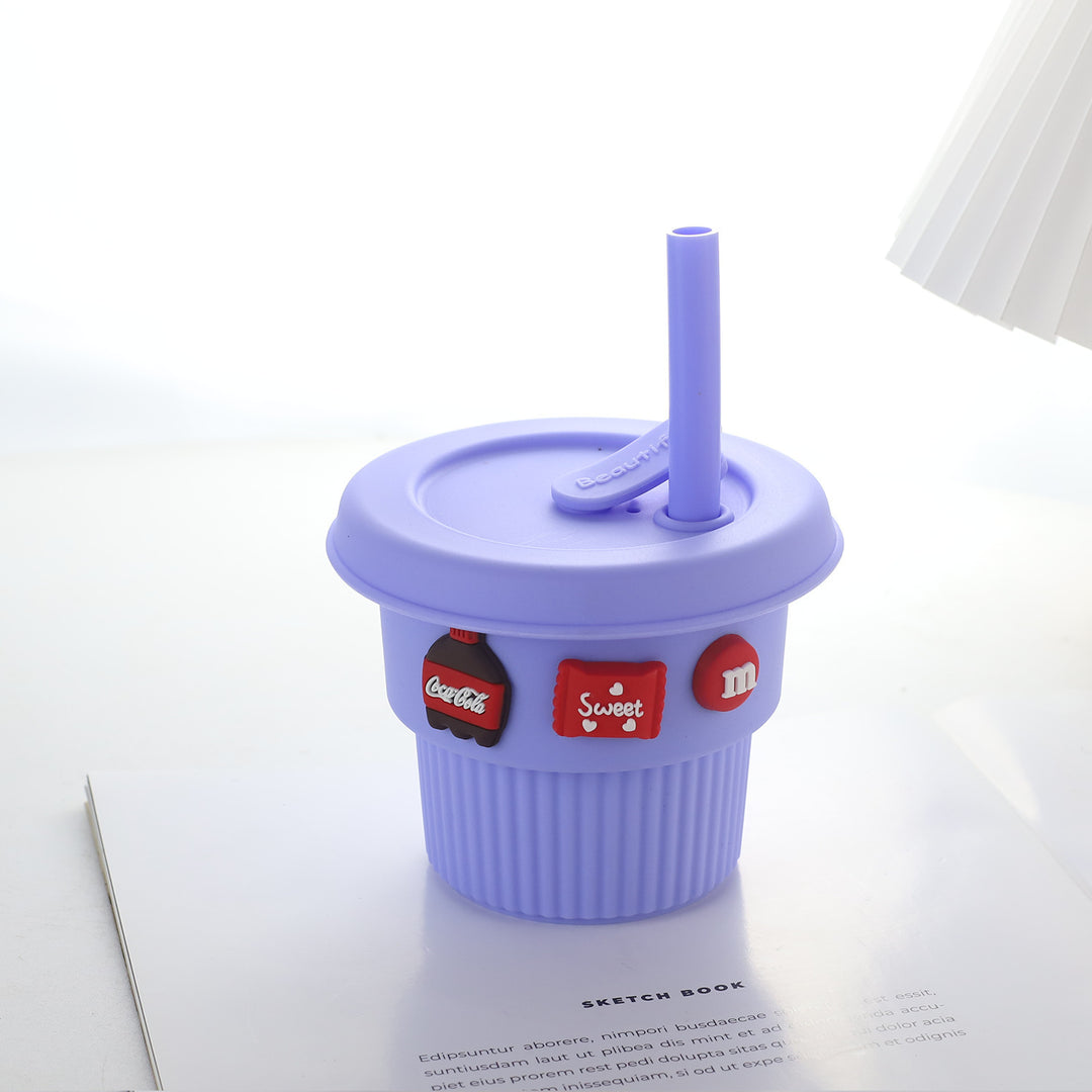 Women's creative silicone drinking cup with funny designs Kalsten