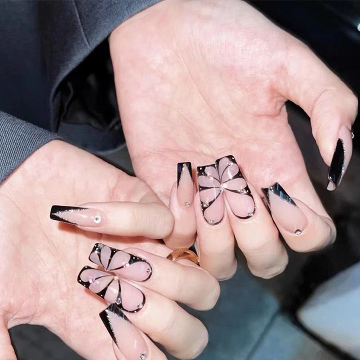 Artistic Butterfly Press-On Nail Tips Kalsten
