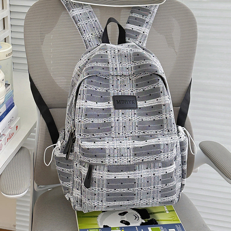 Compact Polka Dot Backpack Kalsten