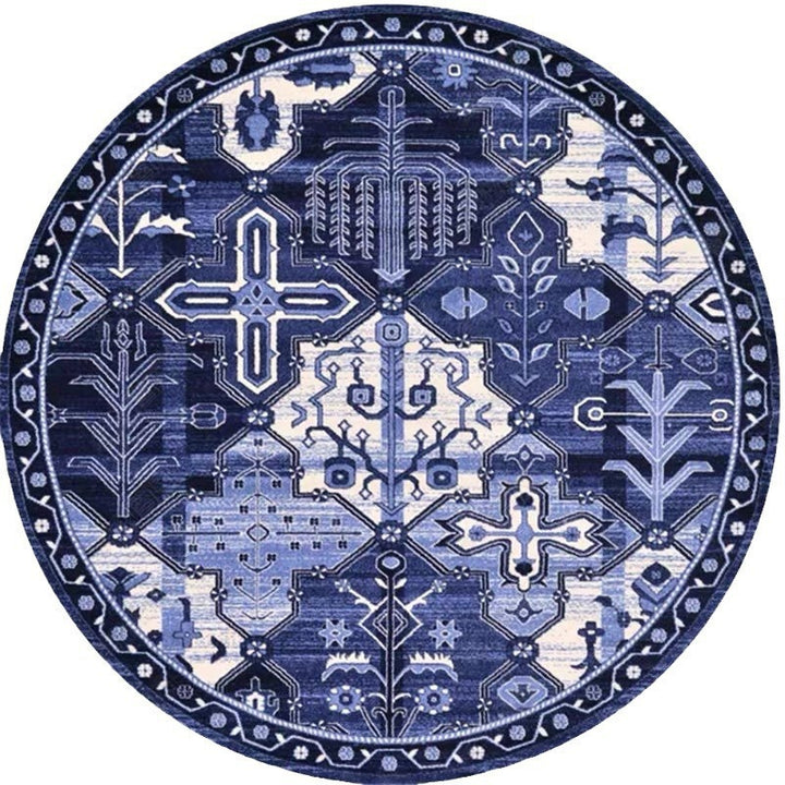 Mandala Patterned Area Rug Kalsten