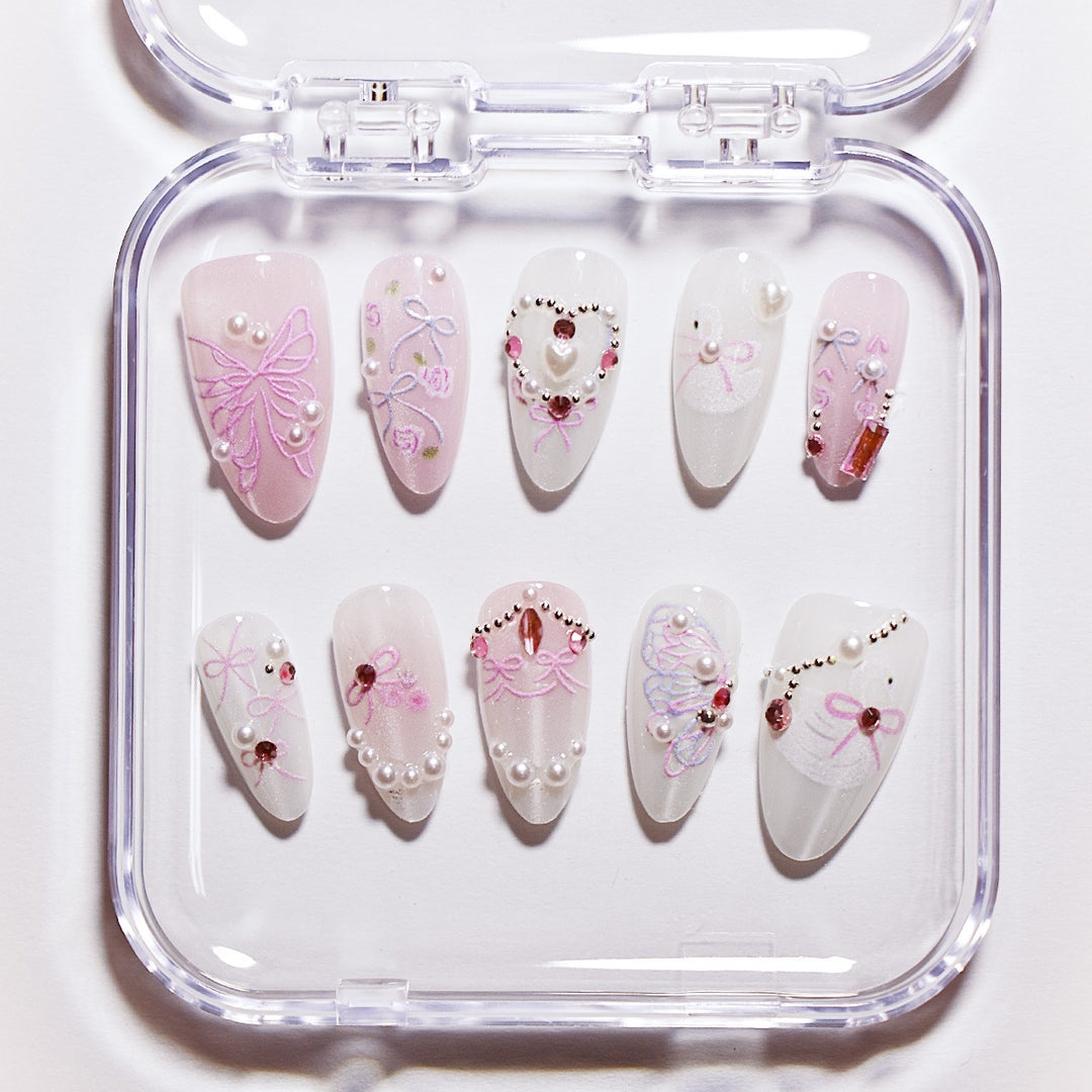 Elegant Decorative Press-On Nails Kalsten