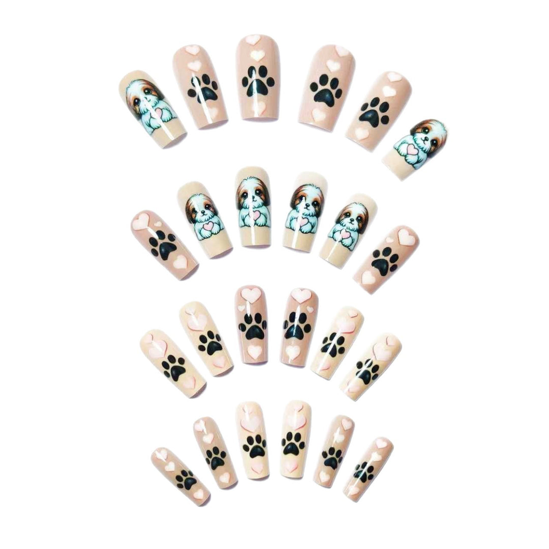 Playful Pet-Themed 3D Nail Art Kalsten