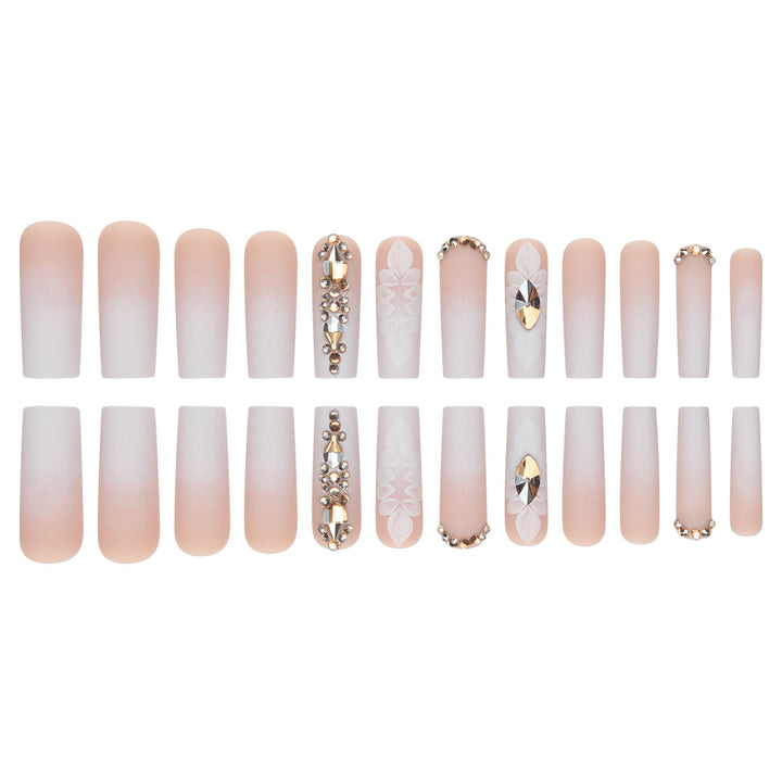 Elegant Embellished Press-On Nails Kalsten