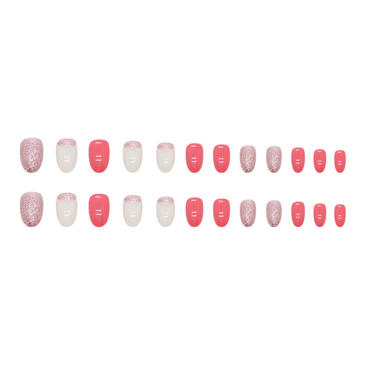 Glittering Press-On Nail Art Set Kalsten