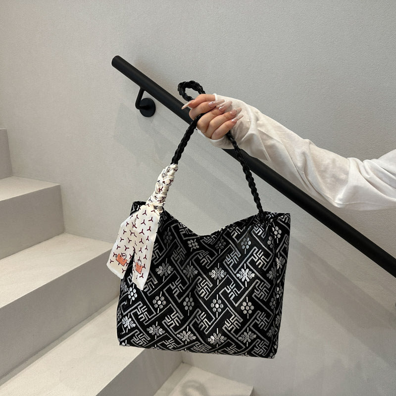 Elegant Patterned Tote Bag Kalsten
