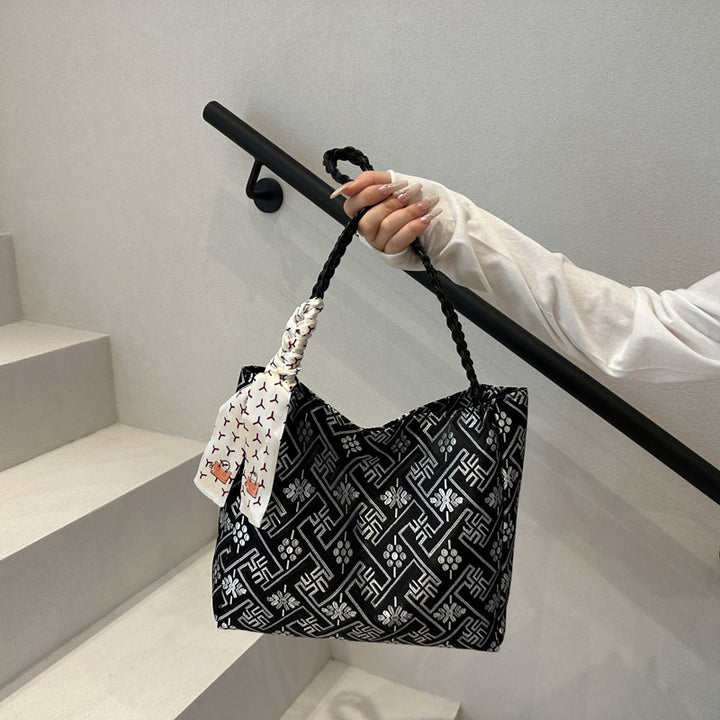 Elegant Patterned Tote Bag Kalsten