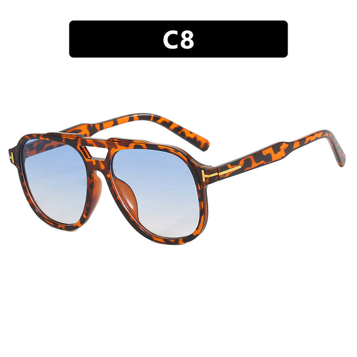 Women's fashionable sunglasses with polygonal frame and protective lenses Kalsten