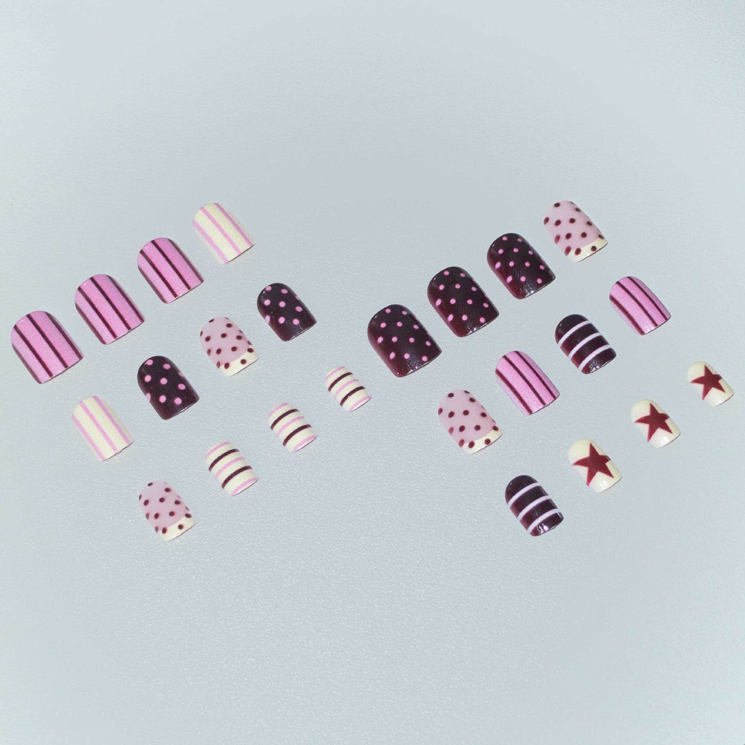 Artistic Dessert-Inspired Nail Art