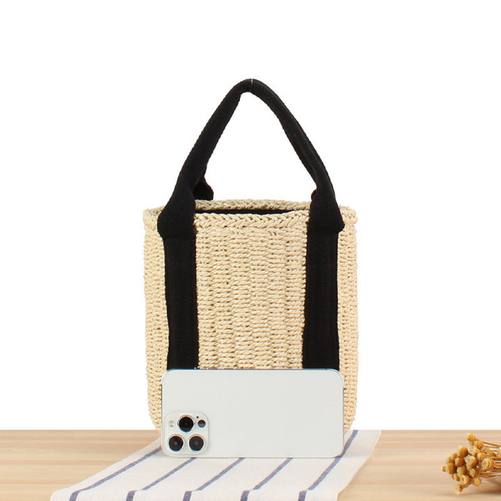 Braided tote bag with sturdy fabric handles Kalsten