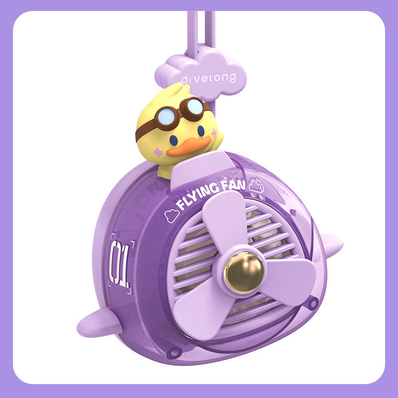 Women's Portable Mini Fan with Cute Animal Design Kalsten
