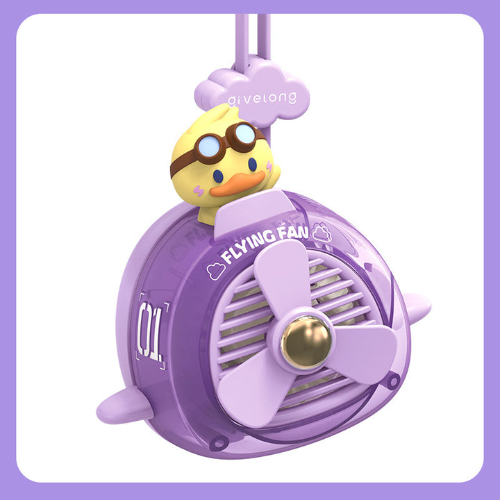 Women's Portable Mini Fan with Cute Animal Design Kalsten